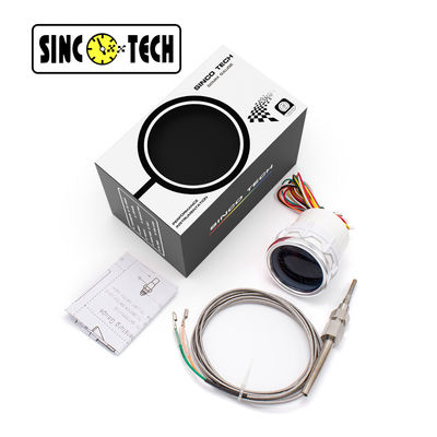 Máy Đo Nhiệt Độ Khí Xả SINCOTECH 6149T Cảm Biến Màu Trắng 2 '' Máy Đo Di Động Cho Ô Tô