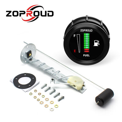 ZOPROUD DIGITAL LED FUEL LEVEL GAGE 12V/24V