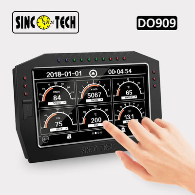 chất lượng DO909 12v 7 inch LCD 9VDC Máy đo bảng điều khiển đua xe ô tô nhà máy sản xuất